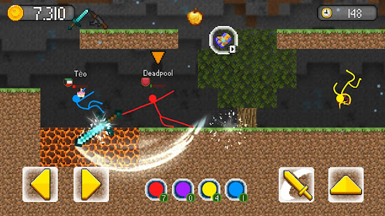 Baixar Stickman Fight In WorldCraft APK