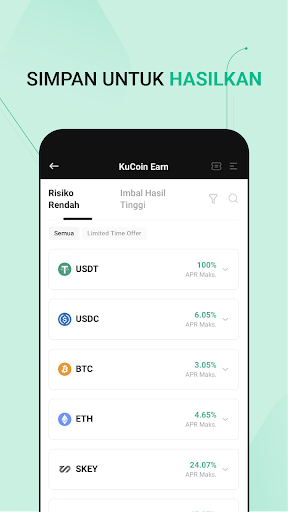 KuCoin: Beli Bitcoin & Kripto PC