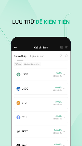 KuCoin: Mua Bitcoin & Crypto PC