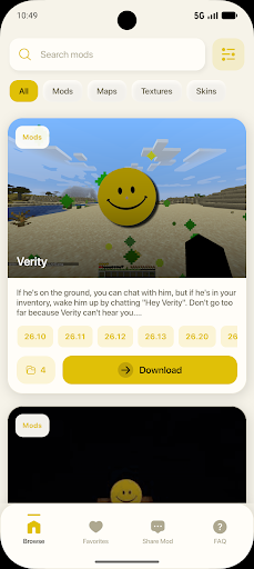 Verity Mod for Minecraft PE PC
