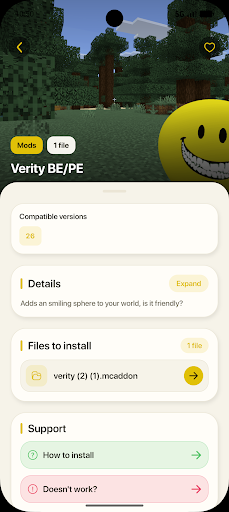 Verity Mod for Minecraft PE PC