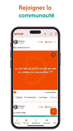 laala : réseau social PC