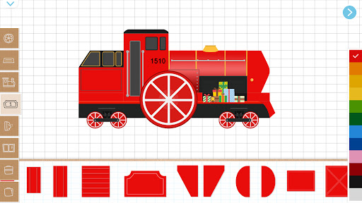 聖誕火車-火車遊戲學齡前拼裝交通工具制造小火車的遊戲