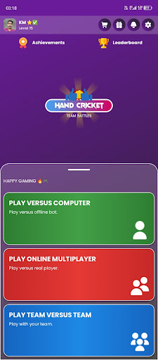 Hand Cricket - Team Battles