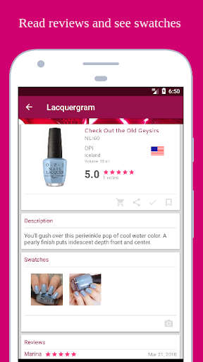 Lacquergram: for Nail Polish L