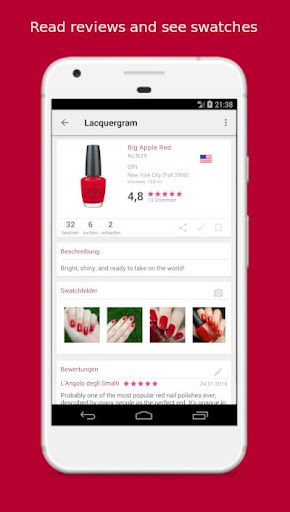 Lacquergram: for Nail Polish L