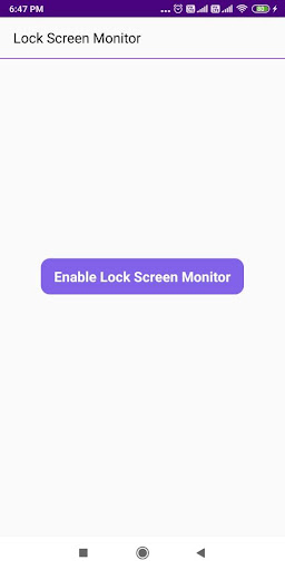 Lock Screen Monitor & Password