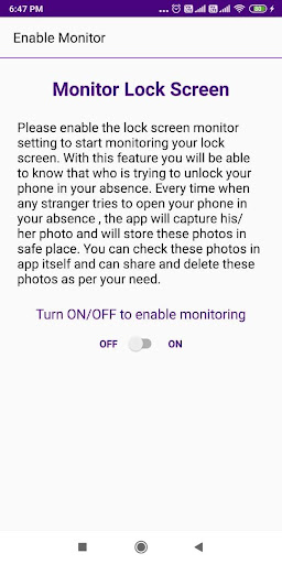 Lock Screen Monitor & Password