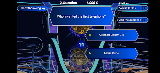 komputer Wants to be a millionaire, who