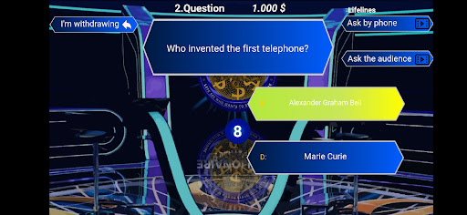 komputer Wants to be a millionaire, who