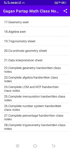 gagan pratap math class notes