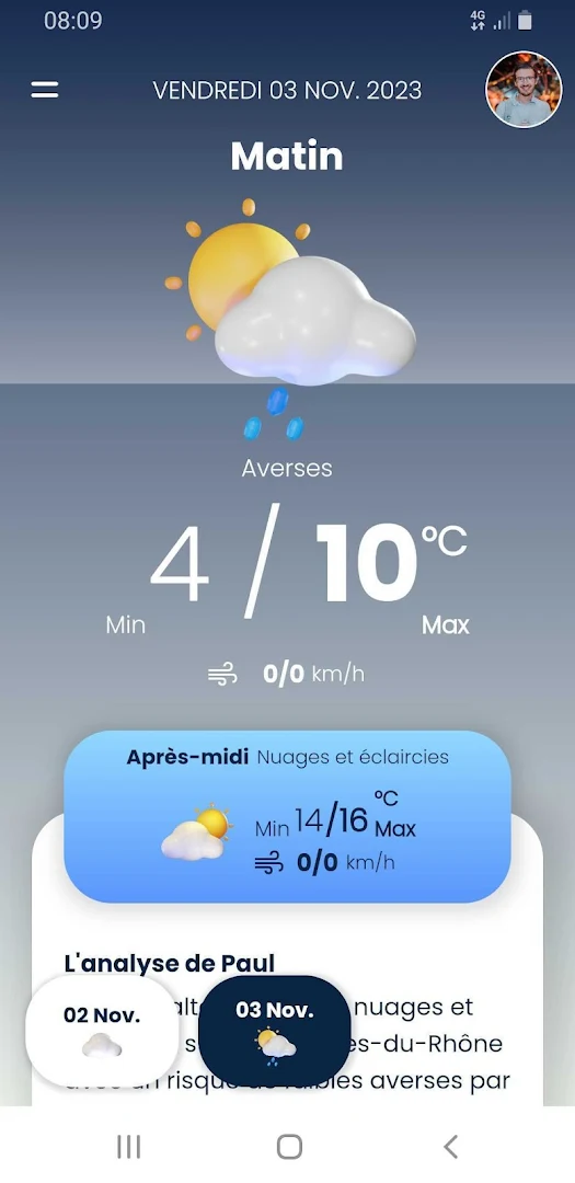 La Meteo du 13 PC