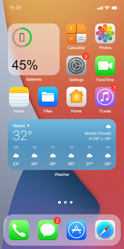 Trình khởi chạy Phone 13,OS 15