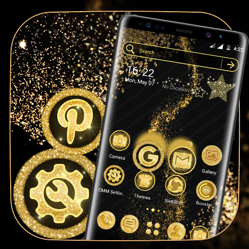 komputer Glitter Launcher Theme