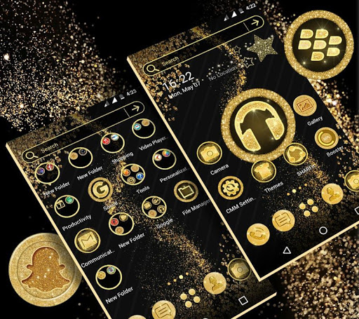 komputer Glitter Launcher Theme