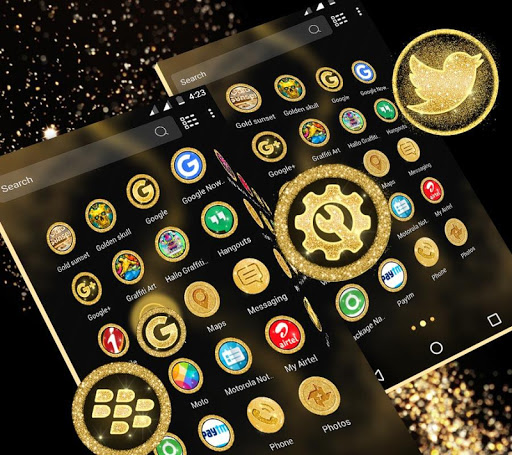 komputer Glitter Launcher Theme