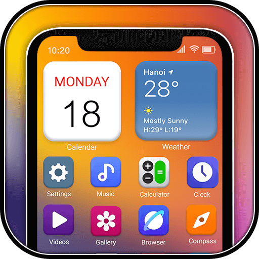OS Launcher 18 - iLauncher OS پی سی