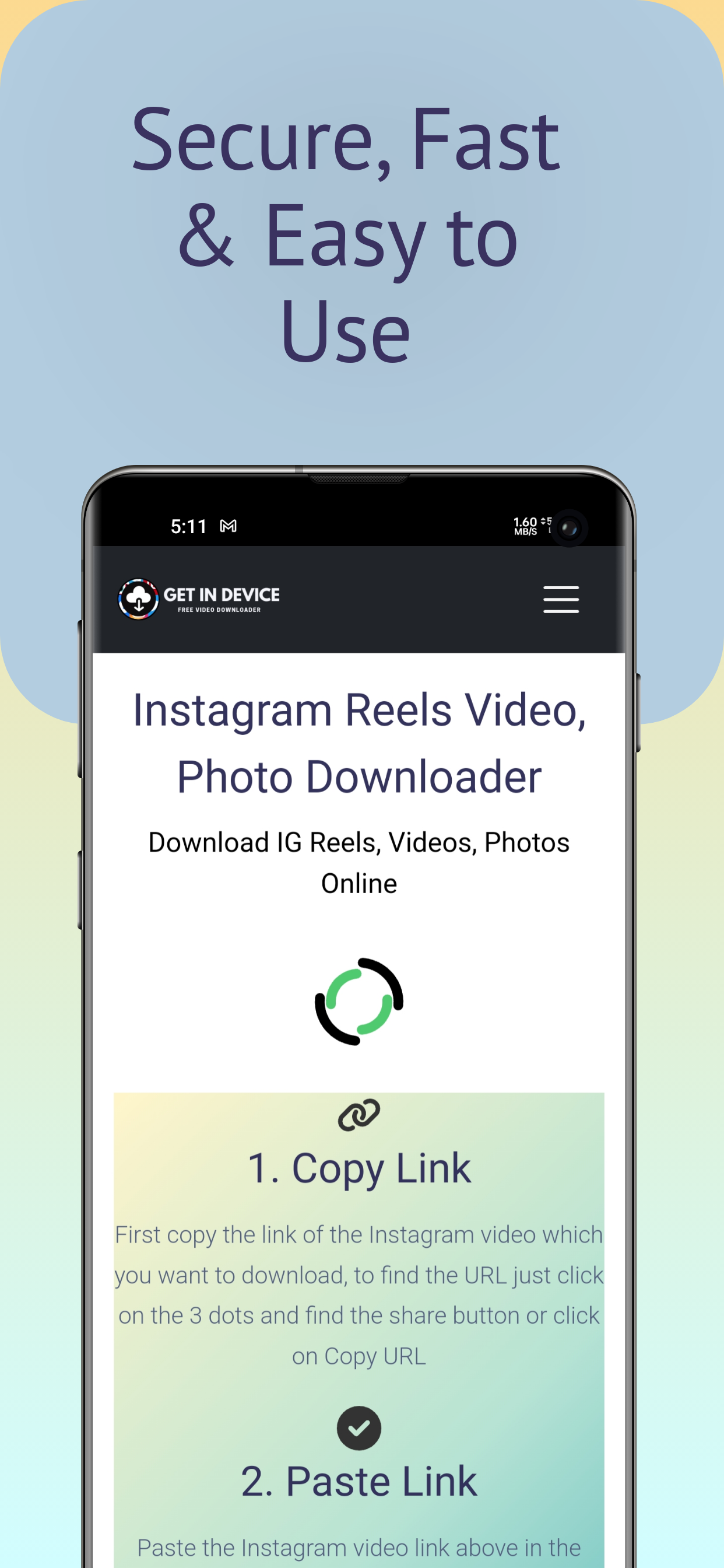 Video Downloader - GetinDevice PC
