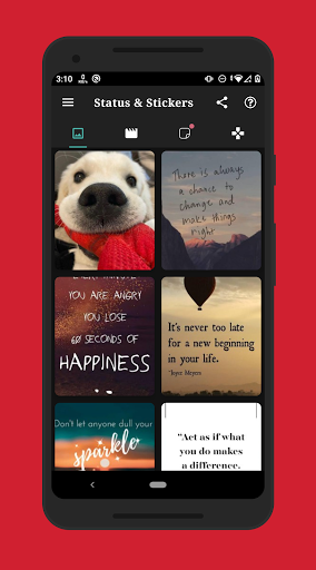 स्टेटस, स्टिकर सेवर PC