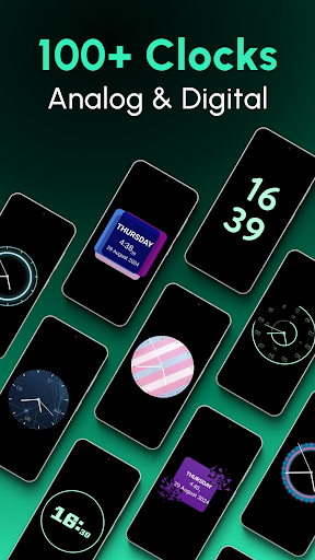 항상 디스플레이 디지털 시계 PC