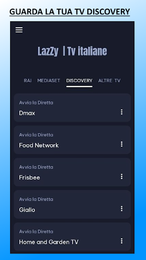 Diretta TV italiane, By LazZy