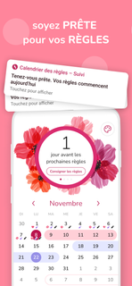 Calendrier des règles – Suivi PC