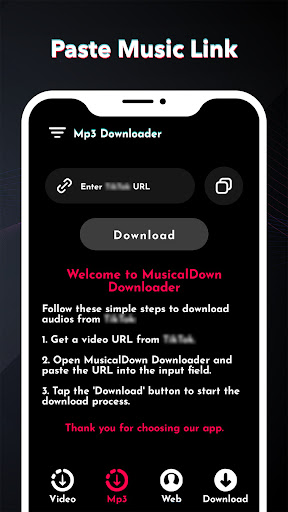 MusicalDown TT Downloader পিসি