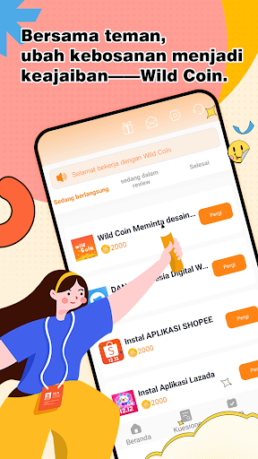 Wild Coin-Kerja paruh bersama PC