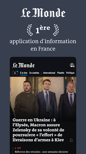 Le Monde, l'info en continu PC