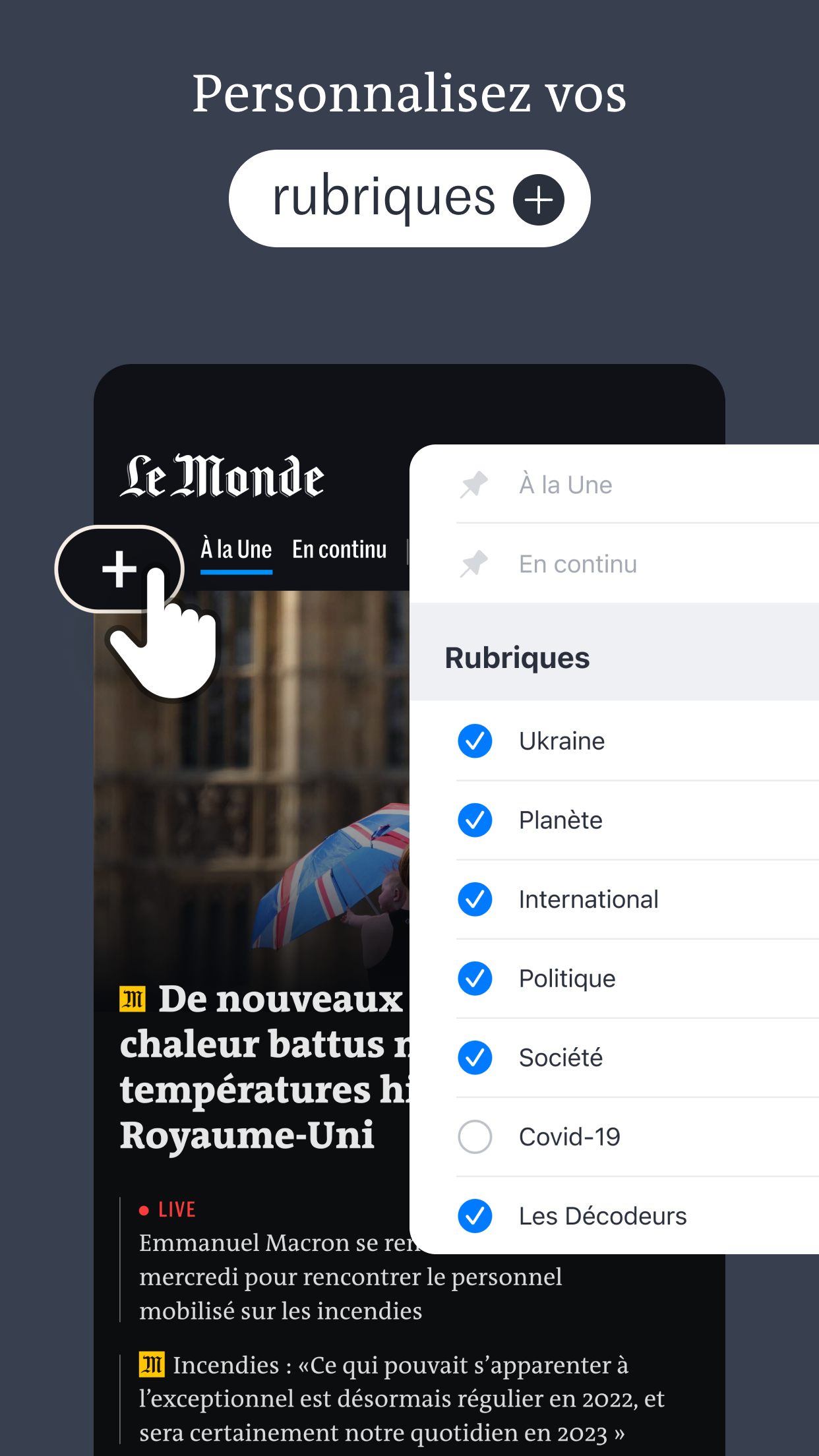 Le Monde, l'info en continu PC