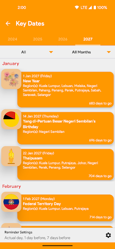 komputer Malaysia Calendar - Calendar2U