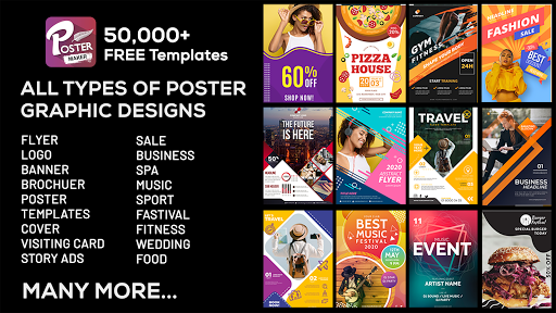 Poster Maker, Flyer, Banner Ma پی سی