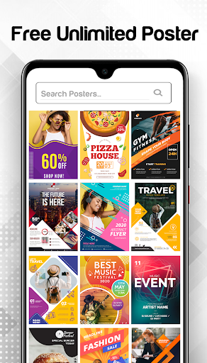 Poster Maker, Flyer, Banner Ma پی سی