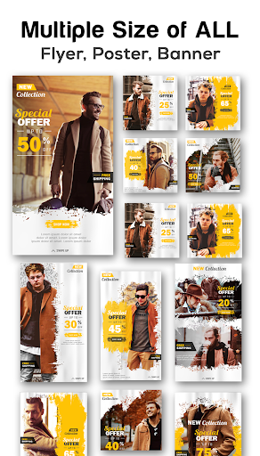 Poster Maker, Flyer, Banner Ma پی سی