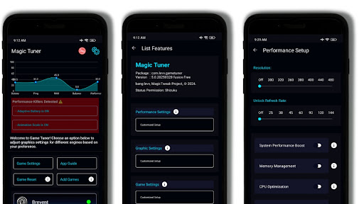 Magic Tuner: FPS & Lag Fix