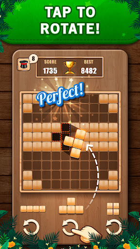 Wooden 100 Block Puzzle Game