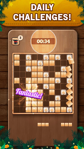 Wooden 100 Block Puzzle Game PC