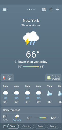 Weather & Clima - Weather Sky الحاسوب