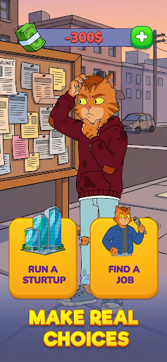 komputer Business Cat: Life Simulator