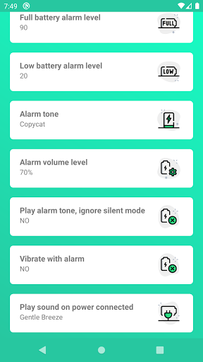 Battery full alarm - low alert پی سی