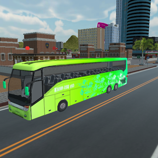 Bus Driving Bus Game 3D الحاسوب