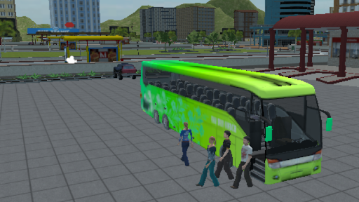 Bus Driving Bus Game 3D الحاسوب