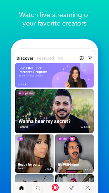 LINE LIVE: Broadcast your life PC