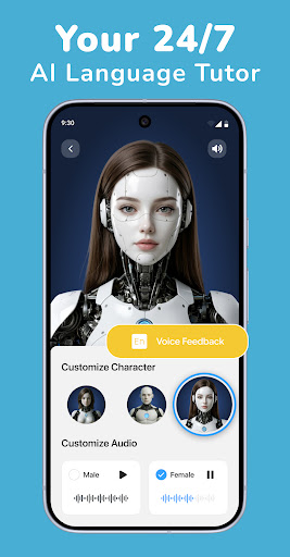 Fluzy: Learn Language with AI الحاسوب
