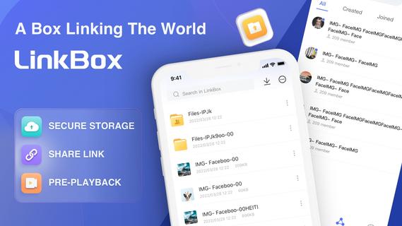 LinkBox:Cloud Storage پی سی
