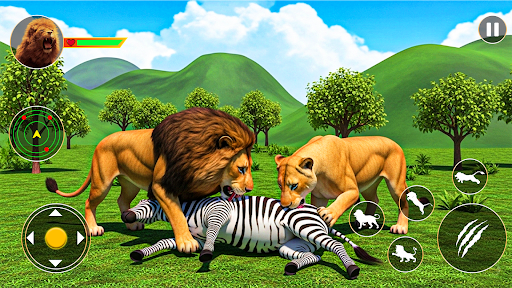 Lion Game Animal Family Sim 3D电脑版