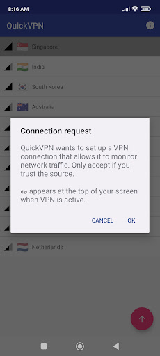 QuickVPN پی سی