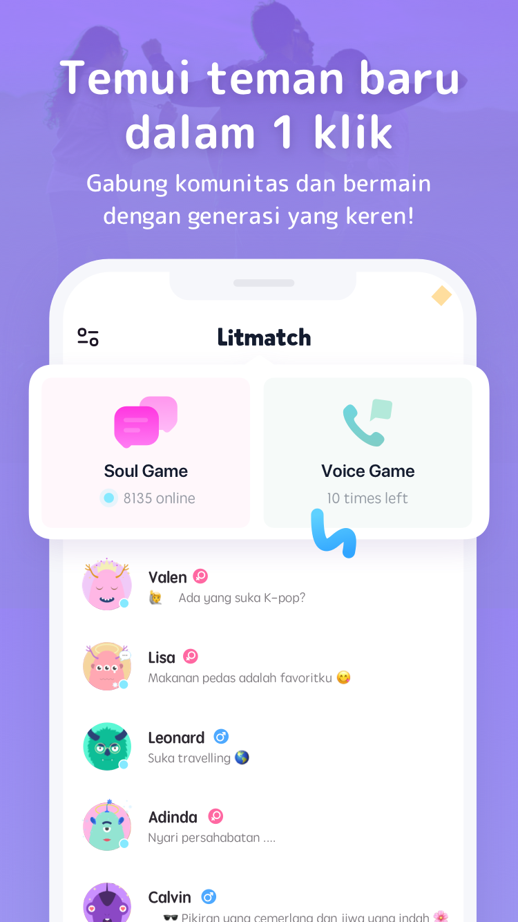 Litmatch—Make new friends PC