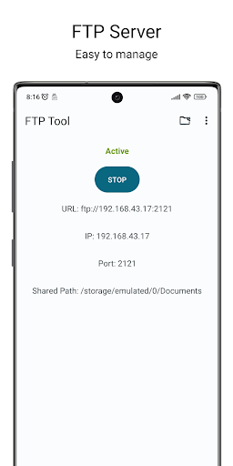 komputer FTP Tool - Hotspot FTP Server