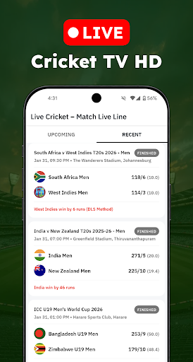 Live Cricket TV HD 2026 PC